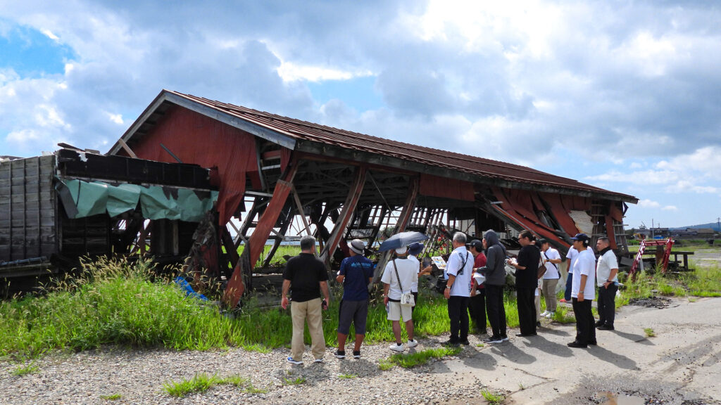 宝立町キリコ倉庫 復興支援ツアー