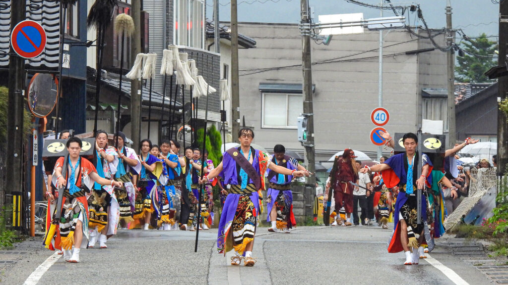 2024年 正院の秋祭り 奴振り